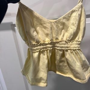 Yellow top from forever 21 rarely worn great condition